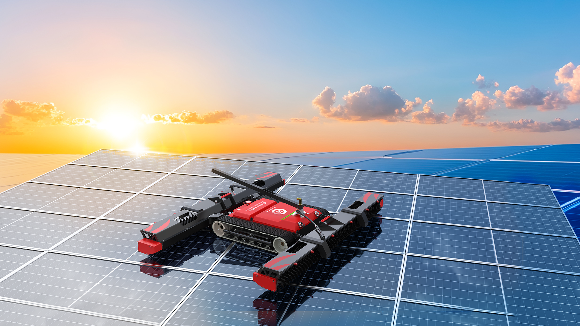 Rhino Stone Tech intelligent solar panel cleaning robot product ecosystem